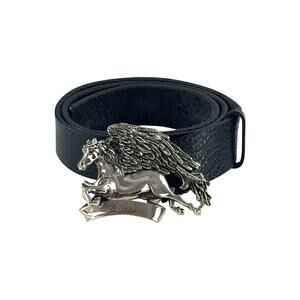 Gucci Pegasus Leather Belt